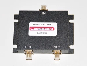 RF Power Splitter Wilkinson Divider 2-Weg 50W per Port, 500W Peak, 400-2700MHz - Bild 1 von 2