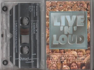 V/A - Live 'n' Loud - Cassette Album (1991) iron Maiden, Wasp, Saxon, Scorpions - Picture 1 of 2