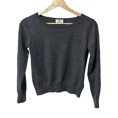 Auténtico suéter para mujer LANVIN en Bleu - gris oscuro Foto 1 de 4