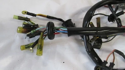 Arnés de cableado eléctrico principal Yamaha 1965-66 YDS3 YM1 156-82590-10 de colección OEM Foto 1 de 3