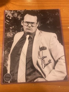 Camisetas de lucha libre profesional con foto de lucha libre 8x10 autógrafo Jim Cornette WWF WCW TNA ROH - Imagen 1 de 4