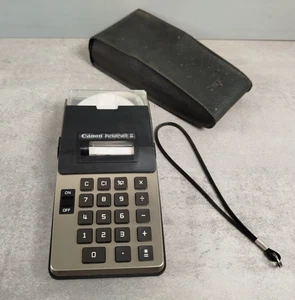 CANON Pocketronic 2 CALCULATRICE Thermique Papier Ruban Calculette Calcul E33 - Photo 1/17