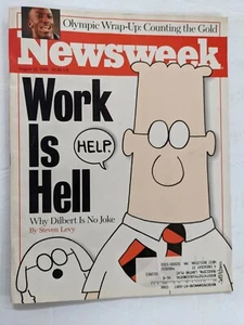 NEWSWEEK AUGUST 12, 1996-WORK IS HELL-DILBERT M369 - Foto 1 di 1