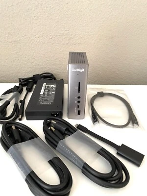 Caldigit TS3 Plus Dockingstation mit Netzteil, Thunderbolt 3 + 2 Display Port Kabel - Bild 1 von 4