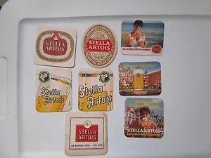 8 POSAVASOS DE CERVEZA STELLA ARTOIS - CERVEZA BELGIUM BIRRA - 1366 - Imagen 1 de 2