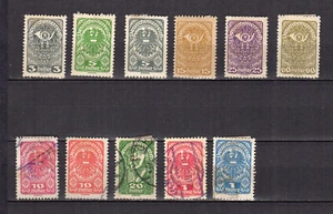 Autriche 1919 11 timbres /TE5068 - Foto 1 di 1