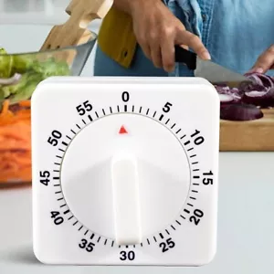 2/1 Stck. Küche Mechanisch Kochen Eier Timer 1 Stunde Count-Down Wecker UK - Bild 1 von 8