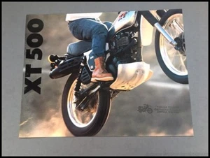 1979 Yamaha XT500 Motorcycle Dirt Bike Original Sales Brochure Folder - Picture 1 of 5