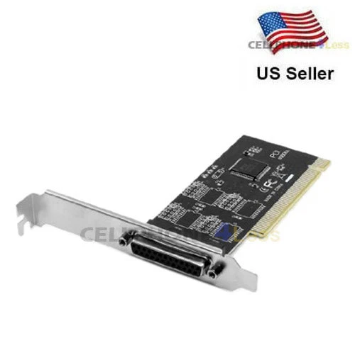 DB25 Parallel Port IEEE 1284 Printer PCI Controller Card Adapter - Image 1 of 1