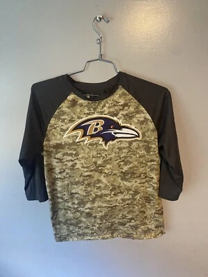 Baltimore Ravens NFL Nike Salute to Service Longsleeve Shirt Men's Size Medium M - Image 1 of 4