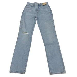 NUEVO Pantalones de mezclilla de tiro alto Madewell The Perfect Vintage para mujer, talla 25 - Imagen 1 de 12