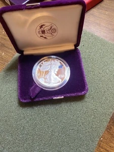 American Silver Eagle Münze 1989 S mit Zertifikat! - Bild 1 von 6