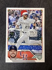 2023 Topps Holiday Kris Bryant Colorado Rockies Santa Claus Hat SP Card#H127
