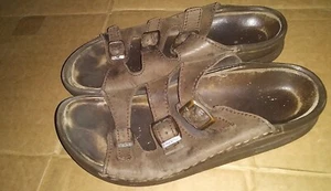 Birkenstock Florida Sandalen Slipper Pantolette Leder 3 Riemen Germany 40 US/L9 M7 - Bild 1 von 6