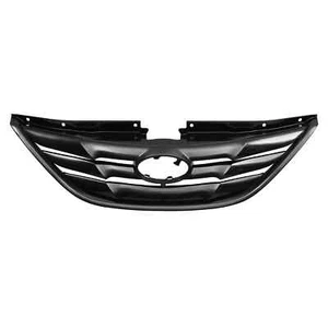 For 2011-2013 Hyundai Sonata Grille Assembly Front Upper Grill Black HY1200162 - Picture 1 of 13