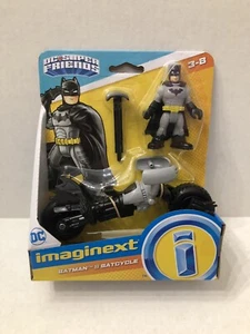 Fisher Price Imaginext DC Super Friends Batman Batcycle Action Figure Brand New - Picture 1 of 10