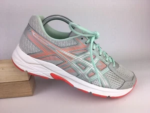 Zapato para correr Asics para mujer gris verde menta naranja T765Q Gel Contend 4 talla 8,5  - Imagen 1 de 11