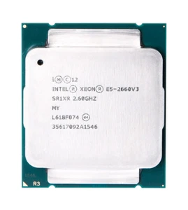 Intel Xeon E5-2660v3 10-Core CPU 10x 2.60 GHZ, 25MB Cachette, Prise 2011-3 - - Photo 1/4