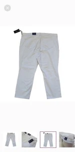 NWT NYDJ Not Your Daughters Jeans Ira Relaxed Ankle Jeans in Clay Khaki Sz. 22W - Picture 1 of 5