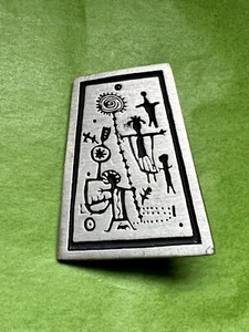 Alice Seely Urban Fetishes 2000 Neo Folk Gathering At A Sunflower Pin Brooch - Picture 1 of 6