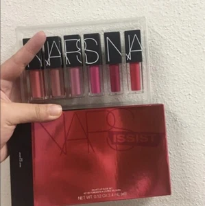 NARS NARSissist Velvet Lip Glide 6 Lipgloss Set Velvet Lip Glide Lipgloss - Picture 1 of 3