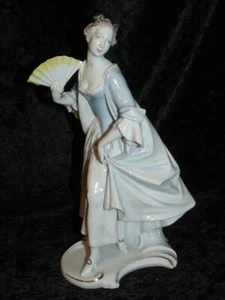 Rosenthal Figur Dame mit Fächer Oppel sehr guter unbeschädigter Zustand 1. Wahl - Bild 1 von 4
