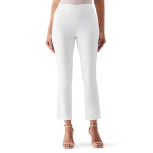 Rafaella Stretch Ankle Pant WHITE Women's Size 12 NWT Great Quality & Classy - Picture 1 of 3