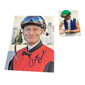 Foto autografa firmata Calvin Borel 8,5x11! 3x Kentucky Derby Jockey con prova! - Foto 1 di 2