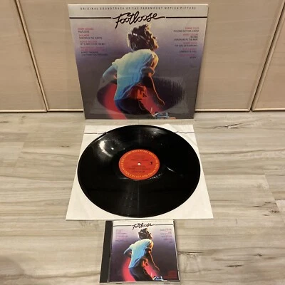 “Footloose” Original Soundtrack Vinyl (EX/EX) & CD (VG) LOT Foto 1 de 4