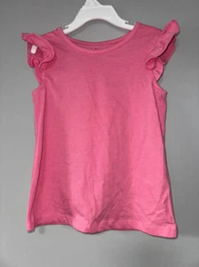 Kid's Headquarters Ruffle Sleeve T-Shirt Pink Size 5 NWOT - Picture 1 of 2