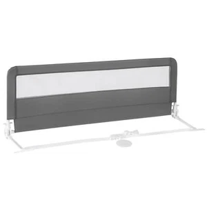 59" Long Bed Rail for Toddlers w/ Removable Cover Breathable Mesh & Crossbar - Picture 1 of 10