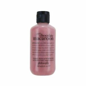 PHILOSOPHY Pink Chocolate Macaroon Shampoo Shower Gel & bubble bath 6 oz New