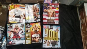 6 2011-2013 WWE WWE Magazines Rock AJ Lee Triple H Cena 1000 Most Awesome Things - Imagen 1 de 2
