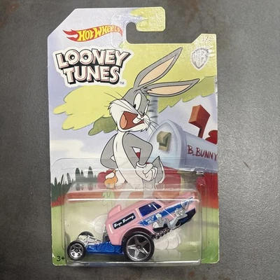 Hot Wheels HW Poppa Wheelie Pink Bugs Bunny Looney Tunes 5 velocidades 1/8 K37 Foto 1 de 2