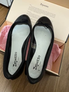Zapatos de Lluvia Repetito Cendrillon Adrb Ballet Planos Talla 38 Negros USADOS Japón FS - Imagen 1 de 3