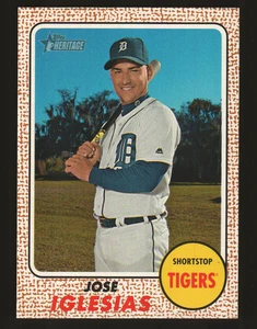 Topps Heritage #101 2017 - José Iglesias - Tigres de Detroit 17-1197 - Imagen 1 de 2