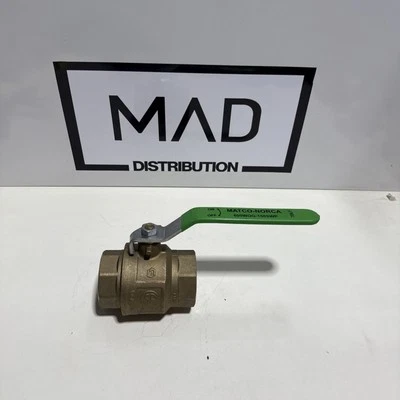 Matco-Norca 759LF 600WOG-150SWP Bronze Full Port 2.5″ Fnpt Ball Valve - Image 1 of 4