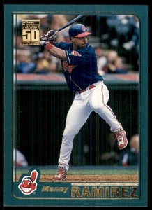 Topps Manny Ramírez Cleveland Indians #90 2001 - Imagen 1 de 2