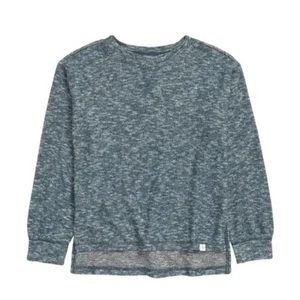 Treasure & Bond Girl's Heather Rib Knit Long Sleeve Shirt Kids Size XL / 14-16 - Picture 1 of 4