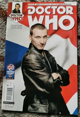 DOCTOR WHO NINTH DOCTOR # 1 NM 2016 SCARCE PREVEIWS EXCLUSIVE PHOTO VARIANT ! - Image 1 of 4
