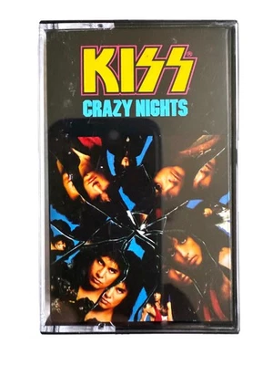 Kiss - Crazy Nights - Cassette Tape VERHC49 - Vertigo Paper Labels 1987 - Image 1 of 2