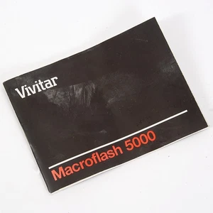 VIVITAR MACROFLASH 5000 - INSTRUCTION MANUAL #PA394 - Picture 1 of 3