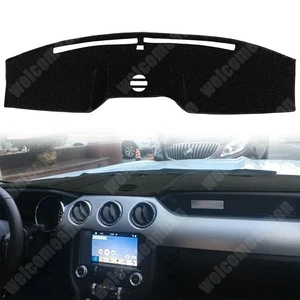 For Ford Mustang 2015-23 Dash Cover Mat Dashboard SunShade Protective Carpet Mat - Picture 1 of 13
