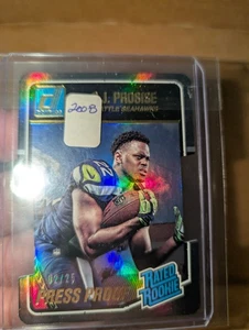 2016 Donruss Press Proof #354 C.J. Prosise /25~ RARE FOIL REFRACTOR.. FREE SHIP - Picture 1 of 2