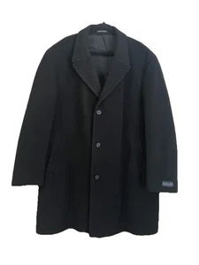 Ralph Lauren Black Wool Corso Coat Size XLT - Picture 1 of 11