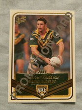 2005 TRADITION  RUGBY LEAGUE PROMOTIONAL CARD - DANNY BUDERUS, KNIGHT & AUST.