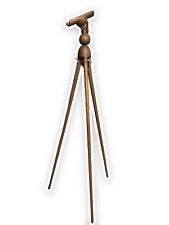 Large Tripod Wood 19th, for Long View Marine, Mounting With Keys, Deco Nautical