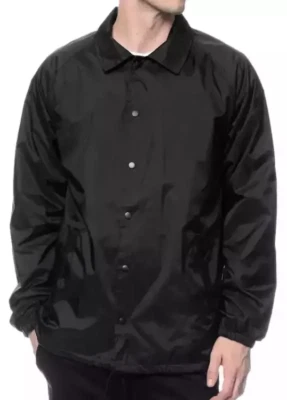 NW Men's Lightweight Waterproof Snap Button Up Windbreaker Coach Jacket all size - Image 1 of 3