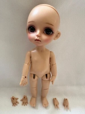 Boneca 1/8 BJD Lati amarela feliz pele bronzeada clara - maquiagem facial sem + olhos livres - Imagem 1 de 4