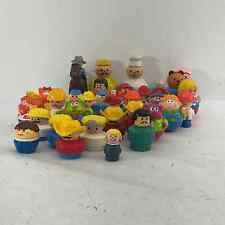 VTG LOT Playskool Fisher Price Little People Wooden Plastic Humanoid Toy Figures